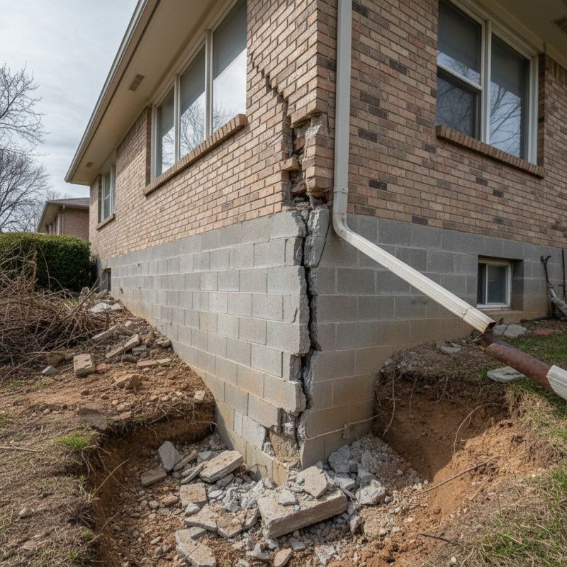 Settling Foundation Service in Perryopolis, PA