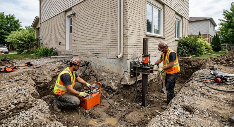 Sinking Foundation Lifting in Bethel Park, PA