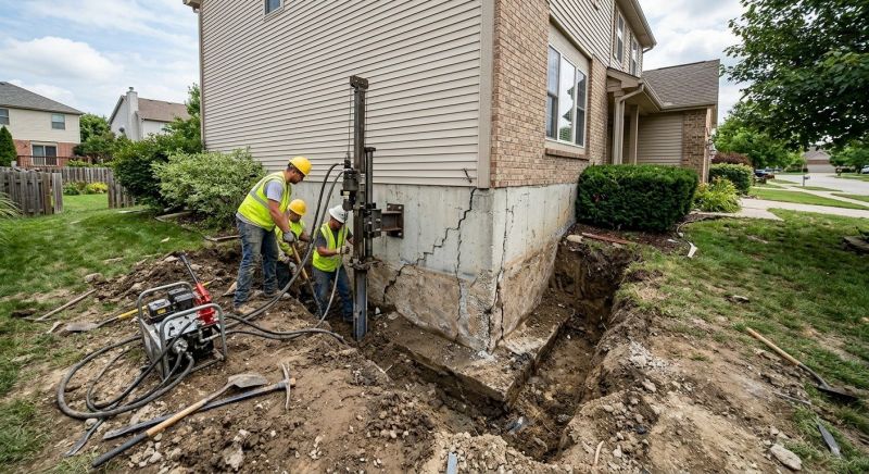 Structural Foundation Repair in New Stanton, PA