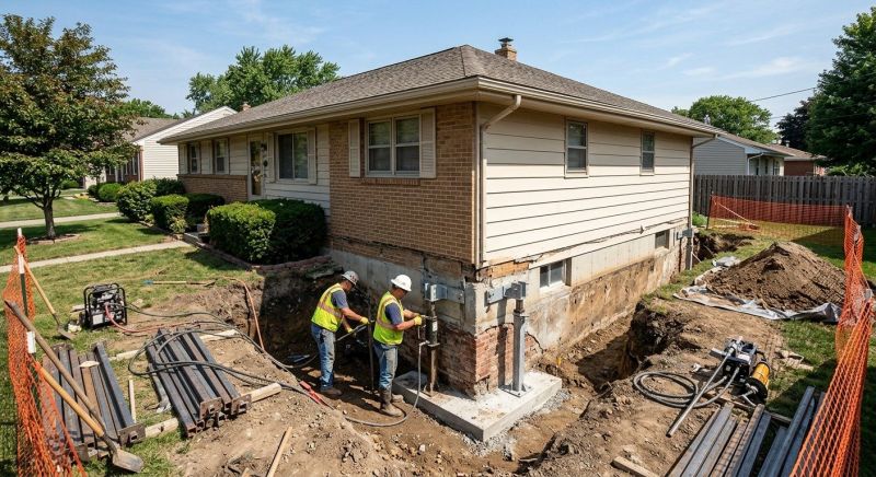 Structural Foundation Repair in New Stanton, PA