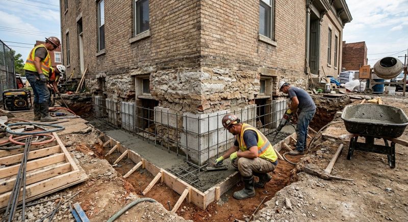 Structural Underpinning in Bethel Park, PA